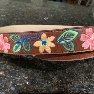 Embroidered belt
